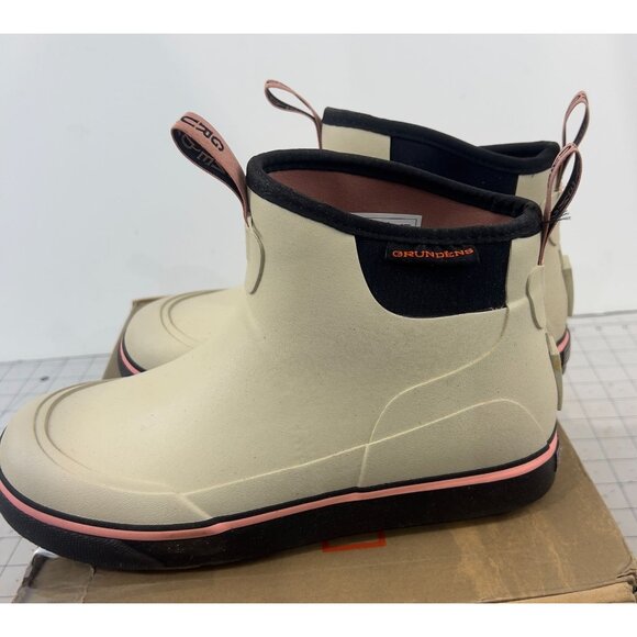Grundens Women's Deck Boss 6" Ankle Boot Fog 60011 Plain Toe Non-Insulated Sz. 8 - Picture 5 of 6